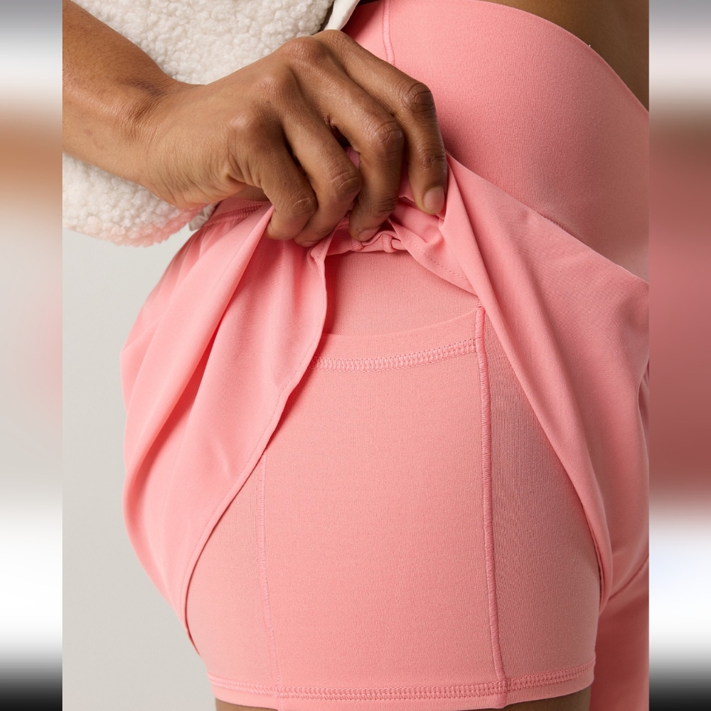 XXS,XS,M,L: Aerie Crossover Flowy Stretch Shorts: - Picture 4 of 8